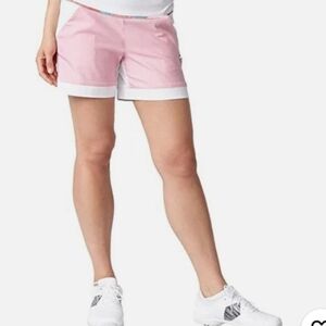 Swingdish Women's Pink and White Golf Shorts NWT Sz Medium